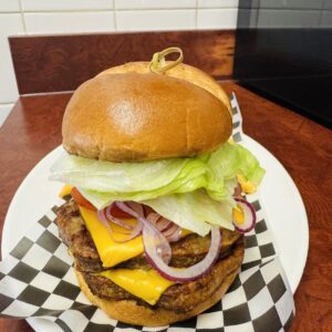 Double cheese burger