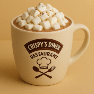 Hot chocolate with marshmallows