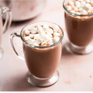 Hot chocolate with marshmallows