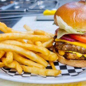 Double cheese burger