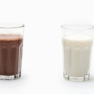 White milk or chocolate milk