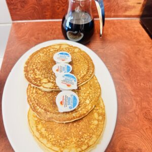 Three Layers Pancake with Butter
