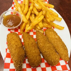 CHICKEN FINGERS WITH French Fries